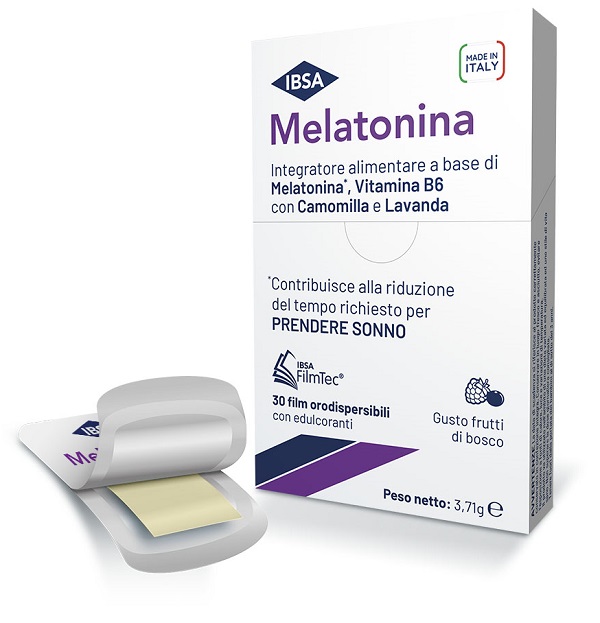 MELATONINA IBSA 30 FILM ORALI - Farmacia Dott. Pasquale Russo