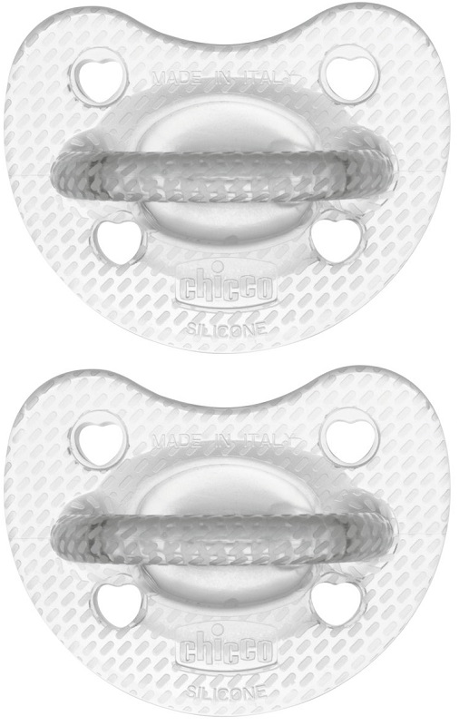 CHICCO GOMMOTTO SILICONE CRYSTAL 6-16 MESI 2 PEZZI - Farmacia Dott. Pasquale Russo