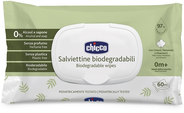 CHICCO SALVIETTE BIO 60 PEZZI PLAQUE - Farmacia Dott. Pasquale Russo