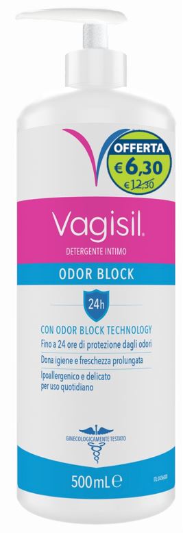 VAGISIL DETERGENTE ODOR BLOCK 500 ML OFFERTA SPECIALE - Farmacia Dott. Pasquale Russo