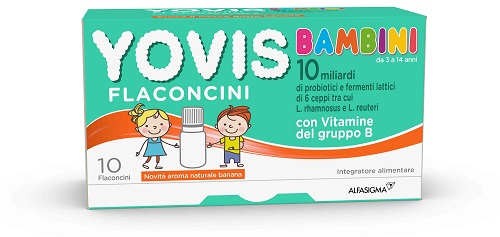 YOVIS BAMBINI BANANA 10 FLACONCINI DA 10 ML - Farmacia Dott. Pasquale Russo