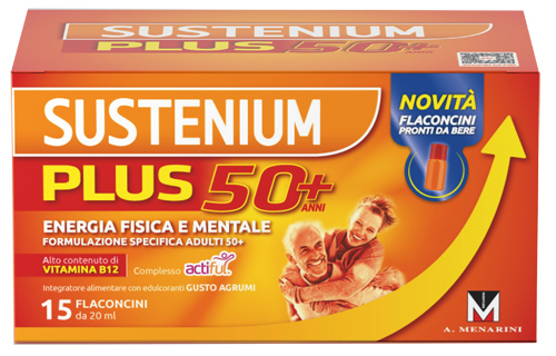 SUSTENIUM PLUS 50+ 15 FLACONCINI - Farmacia Dott. Pasquale Russo