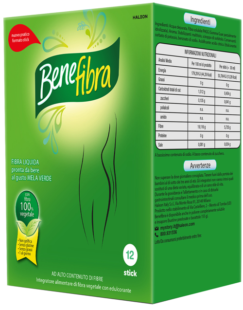 BENEFIBRA LIQUIDA 12 STICK DA 30 ML - Farmacia Dott. Pasquale Russo