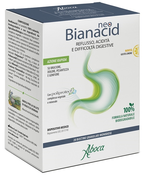 NEOBIANACID 20 BUSTINE LIMONE - Farmacia Dott. Pasquale Russo